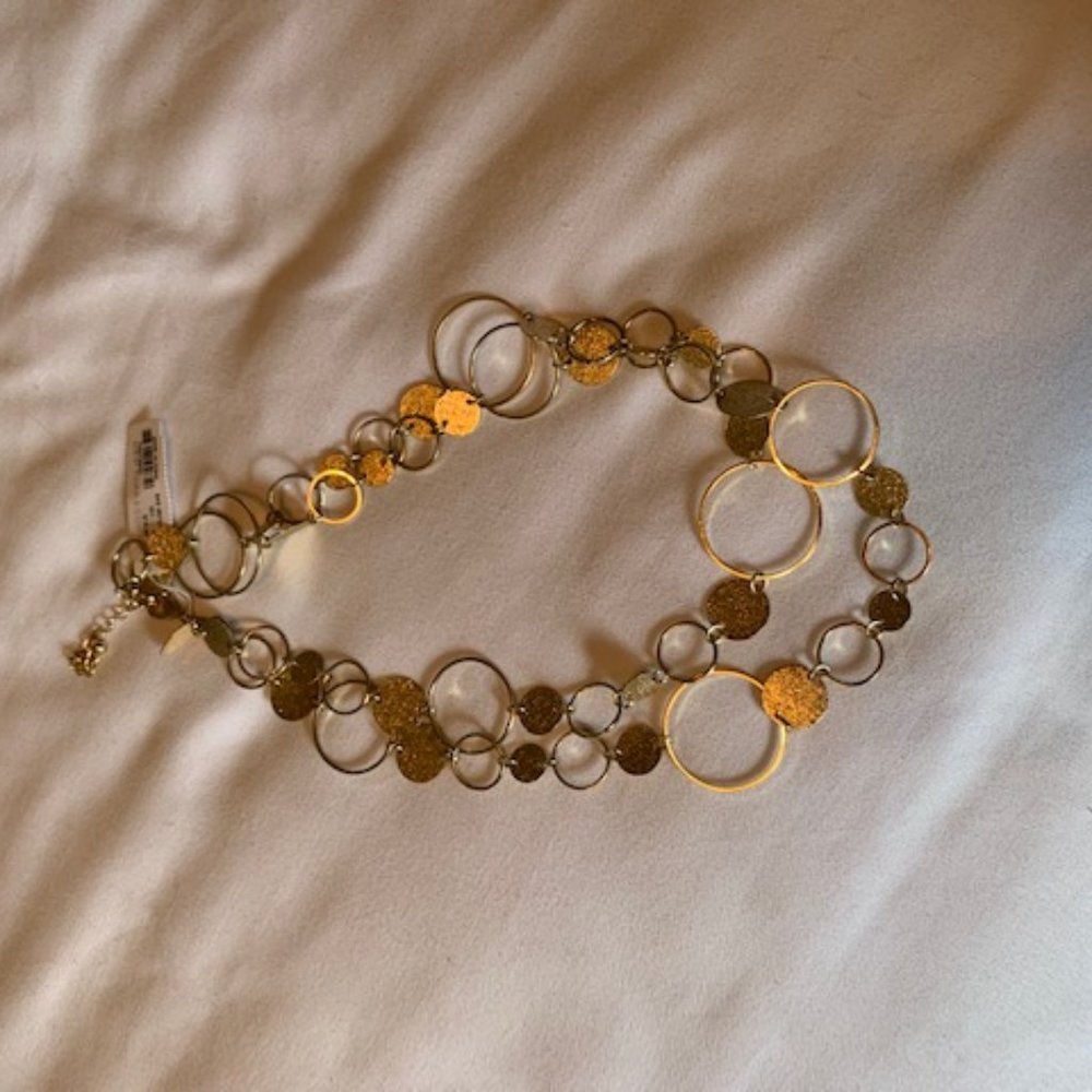 Gold NY&Co Chunky Necklace